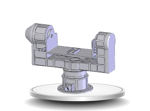 Two axis servo stabilized platform