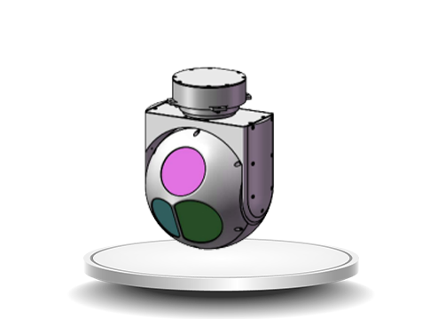 S180TA two axis four frame three light pod